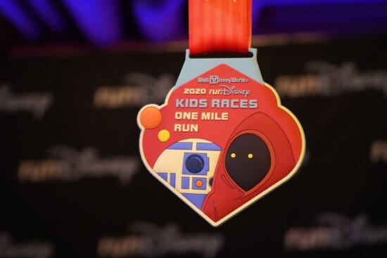 runDisney Star Wars Kids one mile medal