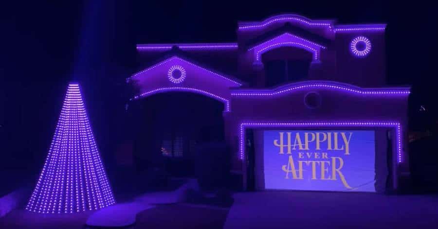 happily ever after christmas light show