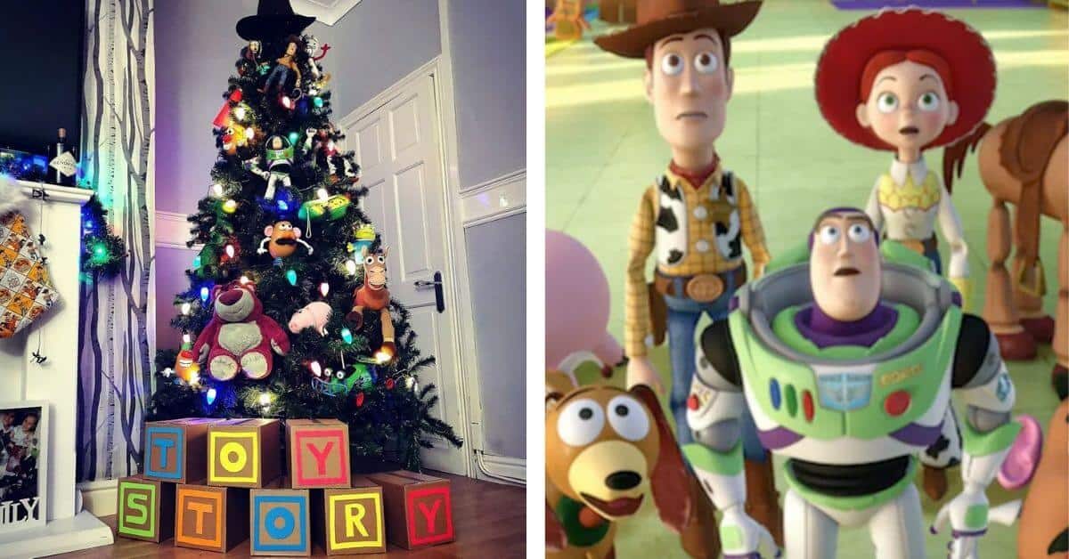 Bride planning a 'Toy Story' wedding designs a 'Toy Story' Christmas