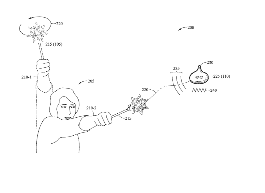 disney interactive device patent