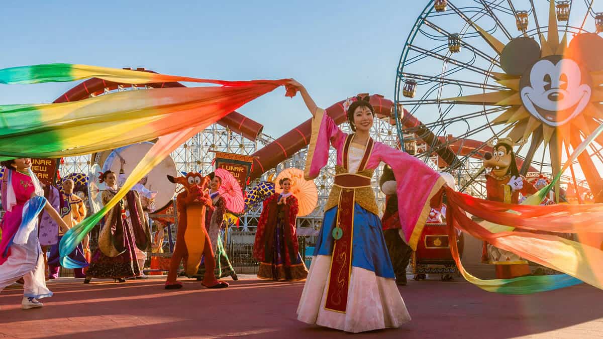 mulan lunar new year processional