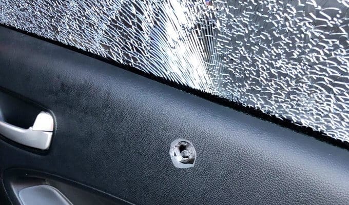 Inside of a vehicle shot