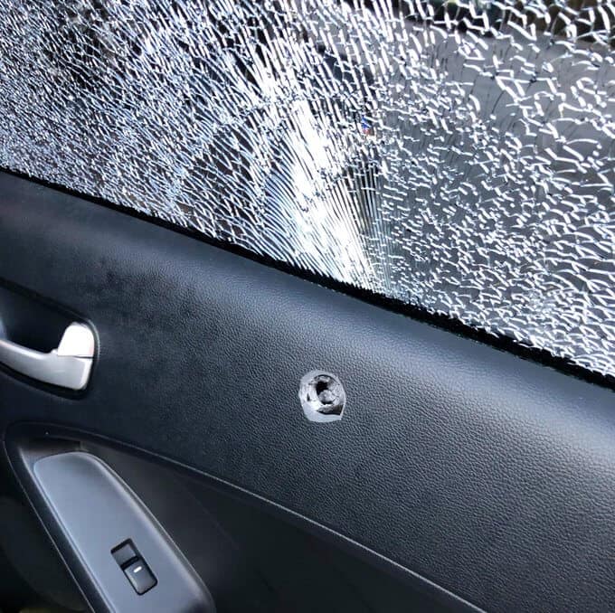 Inside of a vehicle shot 