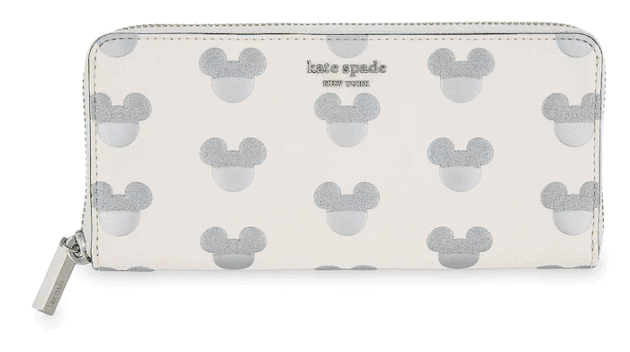 kate spade silver mickey purse