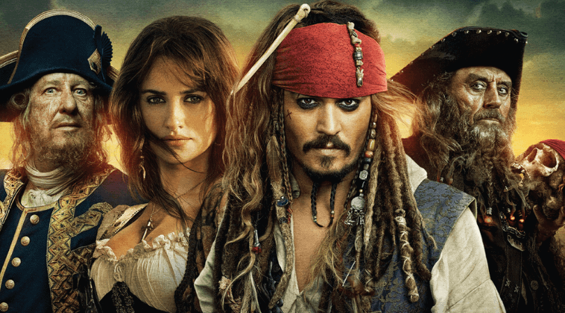 Pirates of the Caribbean, On Stranger Tides movie cover