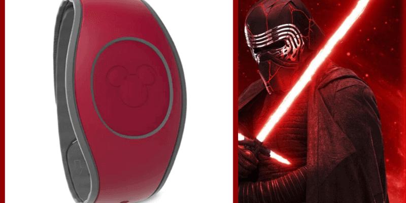disney world new dark red magicband