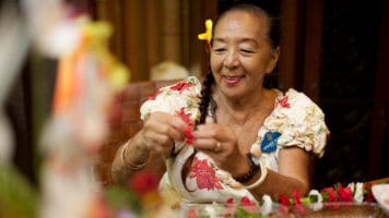 Anake (Auntie) Kau’i smiling
