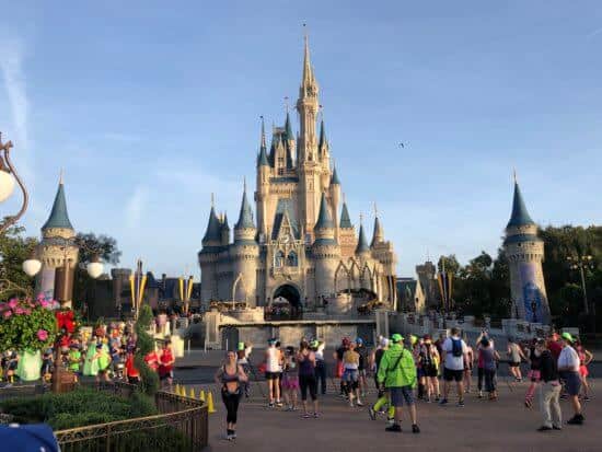 WDW Marathon running through Castle