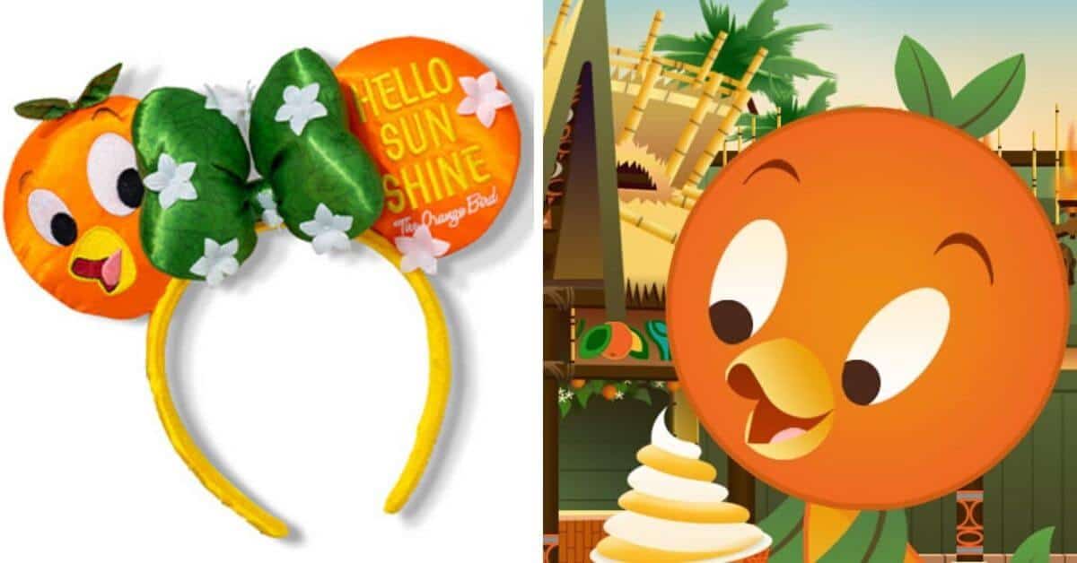 Orange Bird Minnie Ears