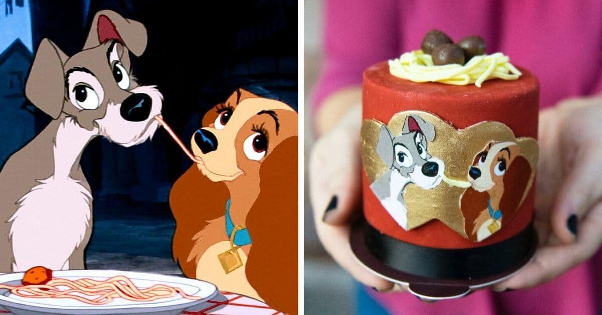 Lady and the Tramp Cake