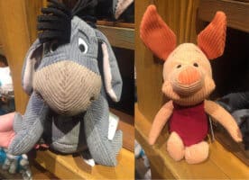 Corduroy Plushes of Pooh and Pals