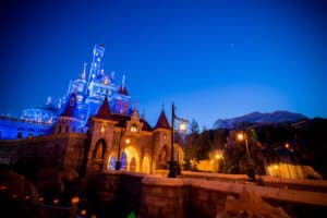 beauty and the beast castle tokyo disneyland