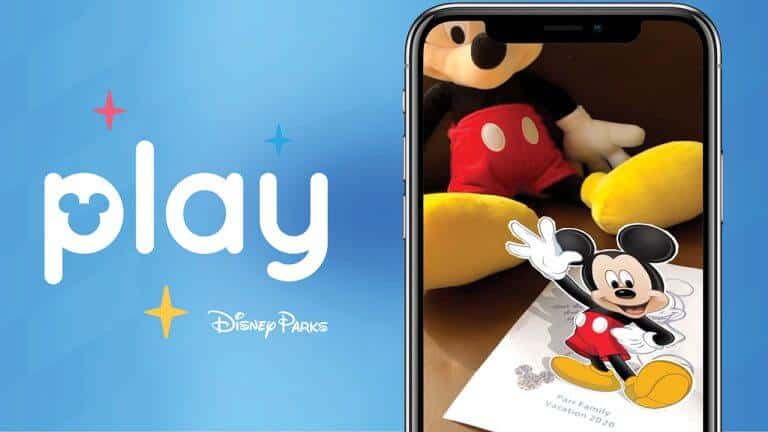 disney parks app mickey mouse message