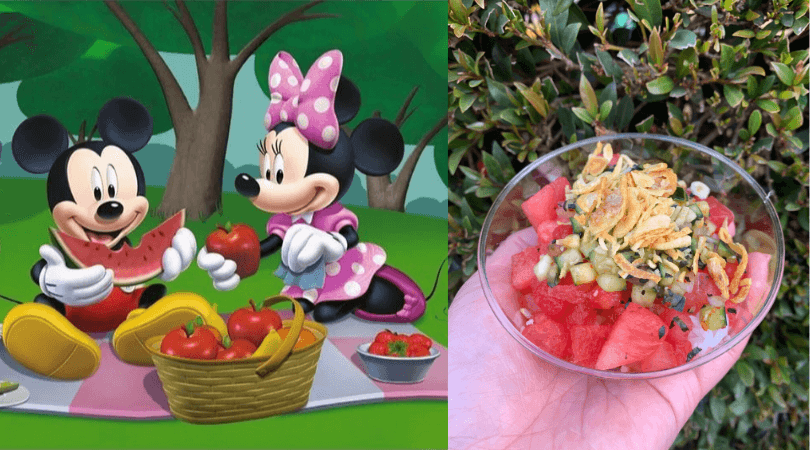Disney Food and Wine Festival Poke-style Watermelon