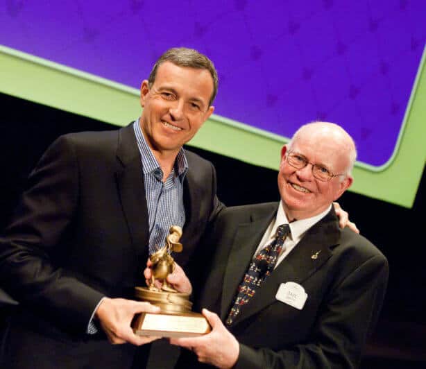 Bob Iger receiving an award 