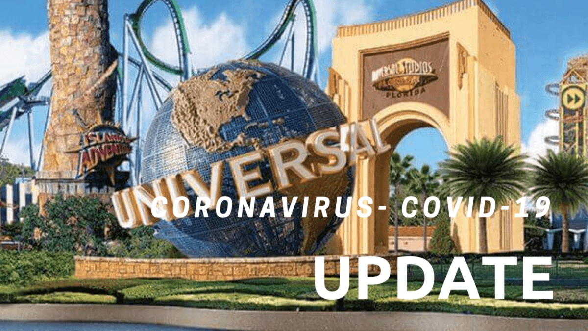 Universal Orlando Coronavirus Updates