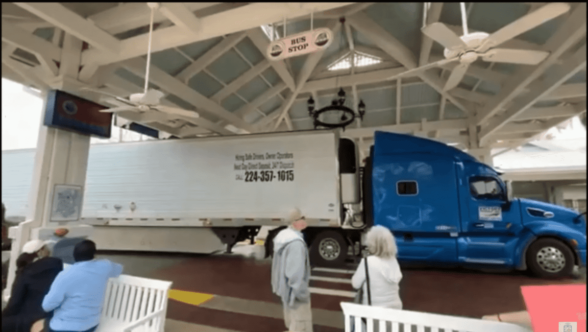 Semi-truck Disney World Old Key West
