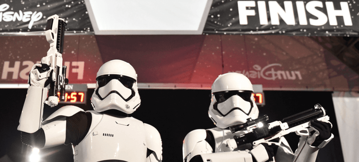 Star Wars Rival Run finish line