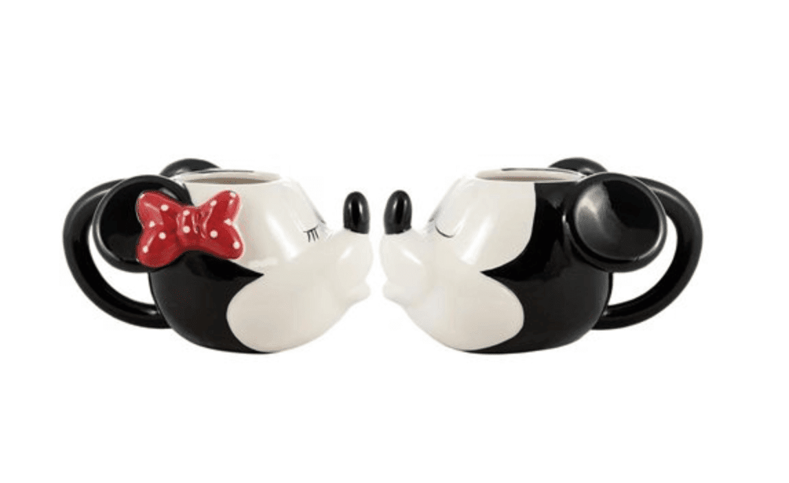 Mickey and Minnie mug set