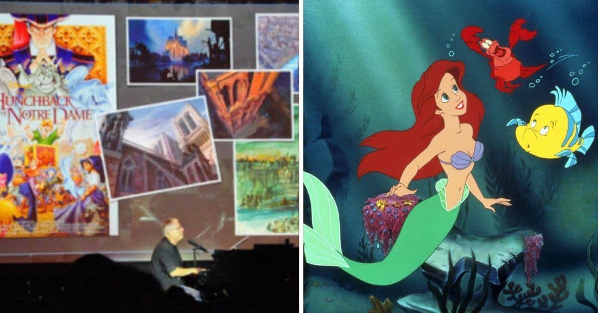 Alan Menken performs at Disneyland