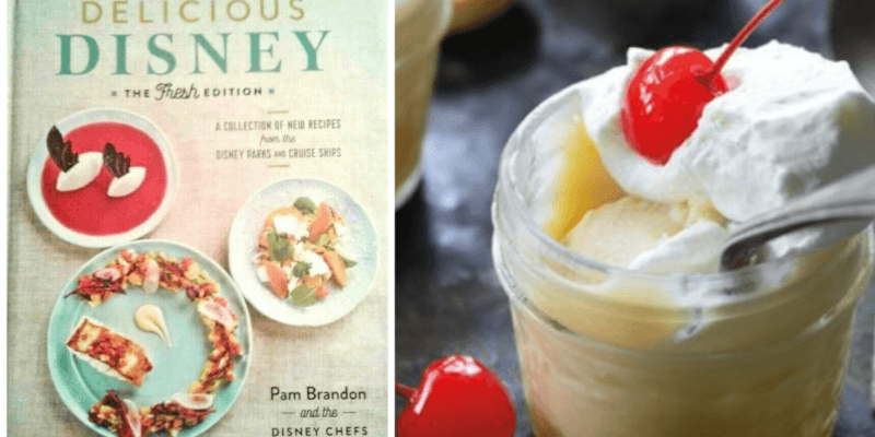 Delicious Disney The fresh edition book and dessert with a cherry on top
