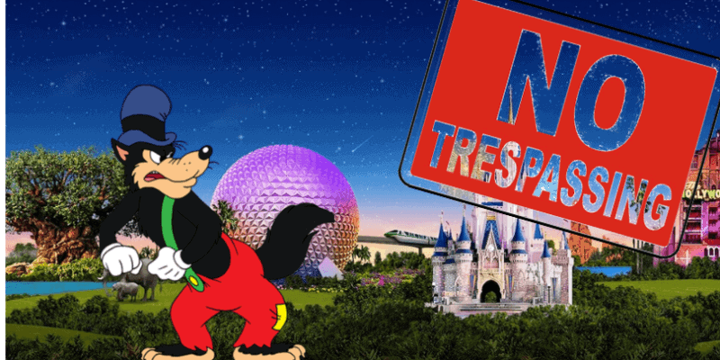 disney world trespasser