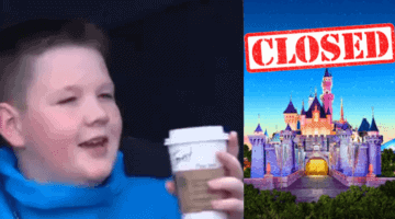 kid's response to disneyland closure