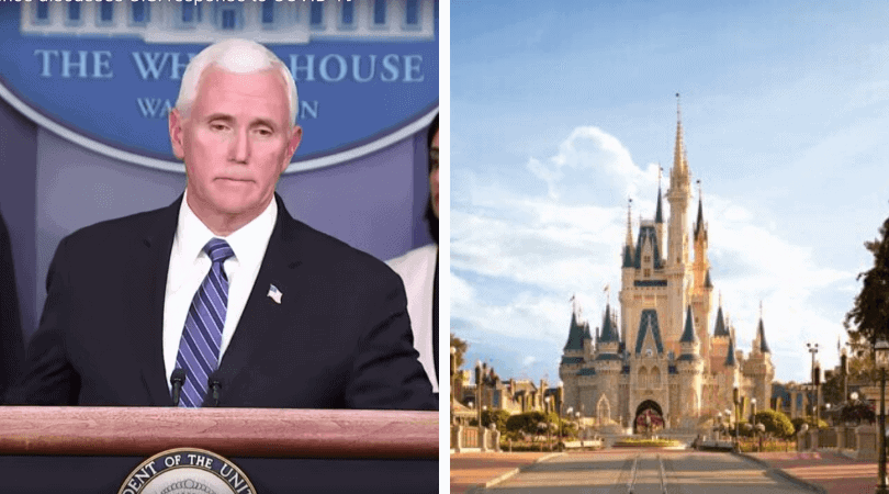 Mike Pence Disney World Coronavirus