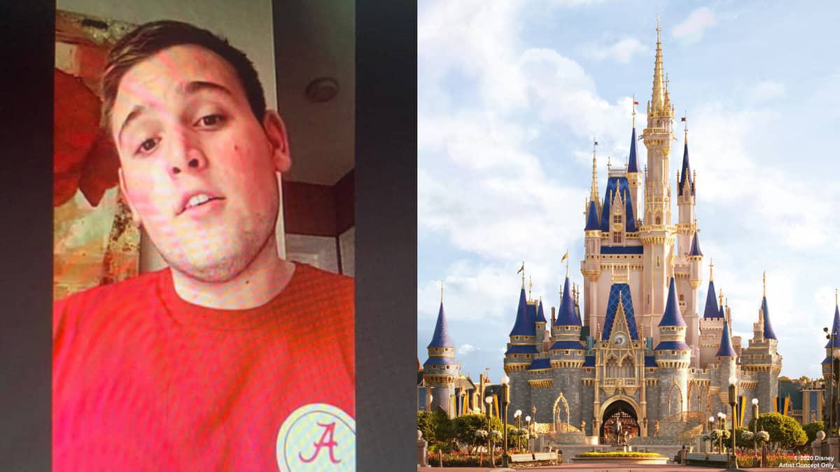 Cinderella Castle and Coronavirus patient