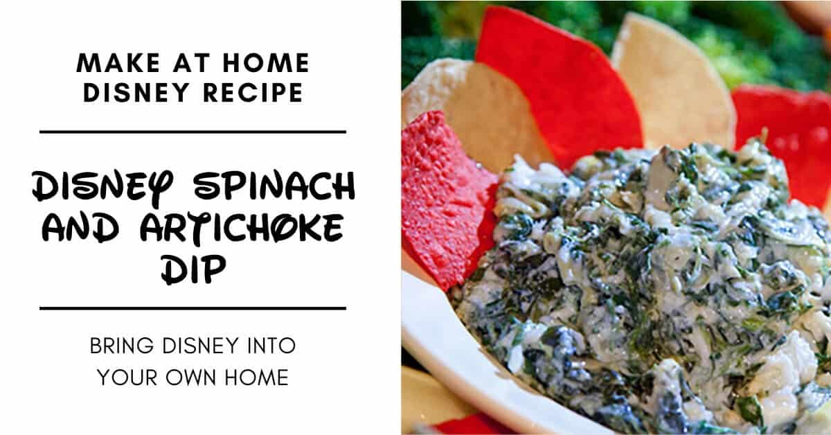 disney spinach dip