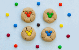 Mickey Mouse peanut butter cookies