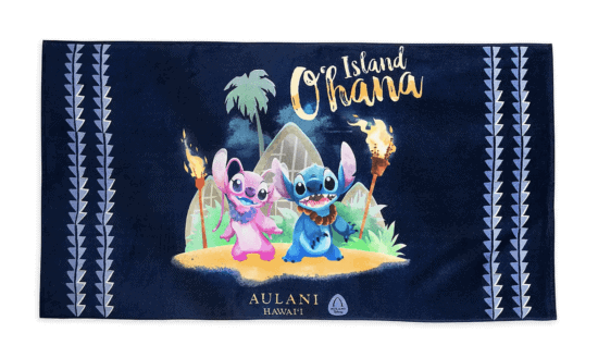 stitch towel aulani