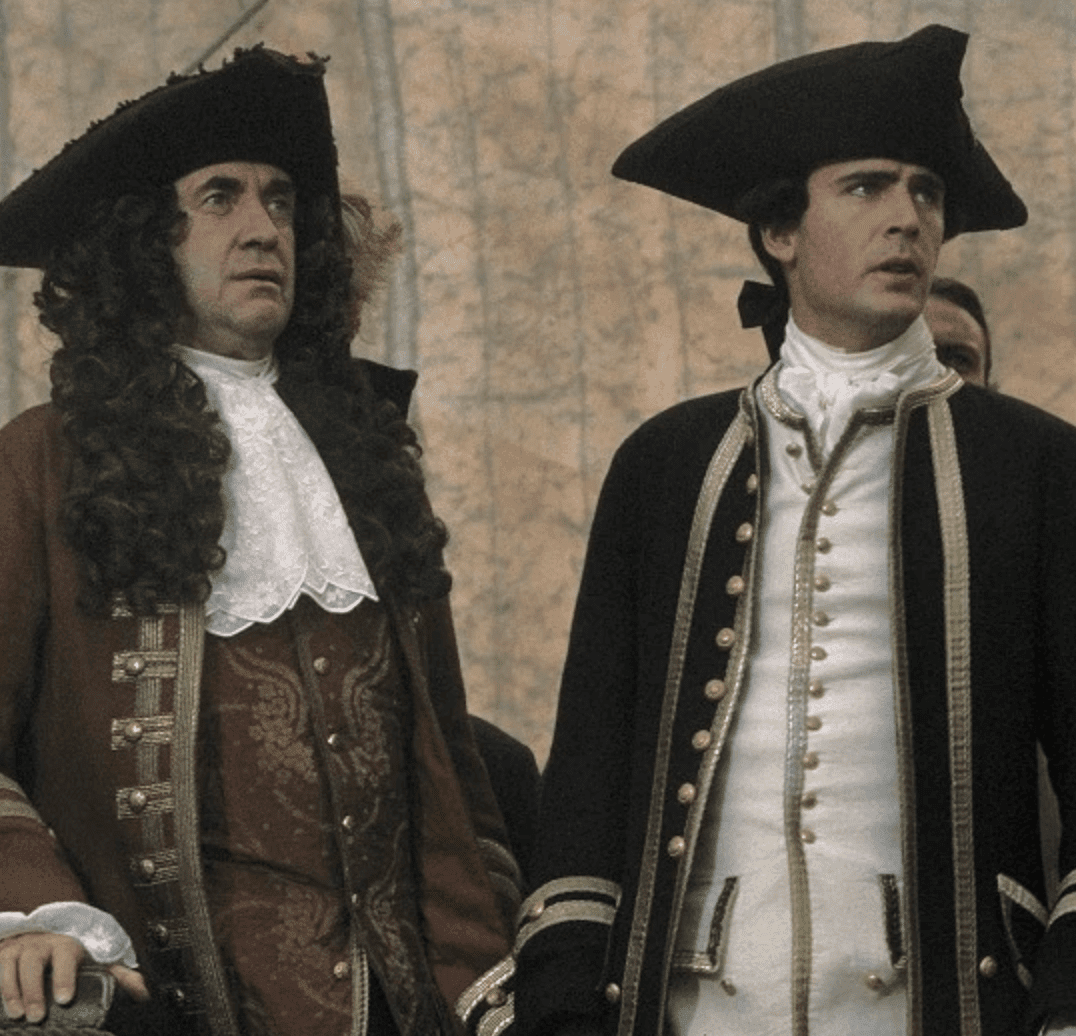 Governor Weatherby Swann and James Norrington from Pirates of the Caribbean 