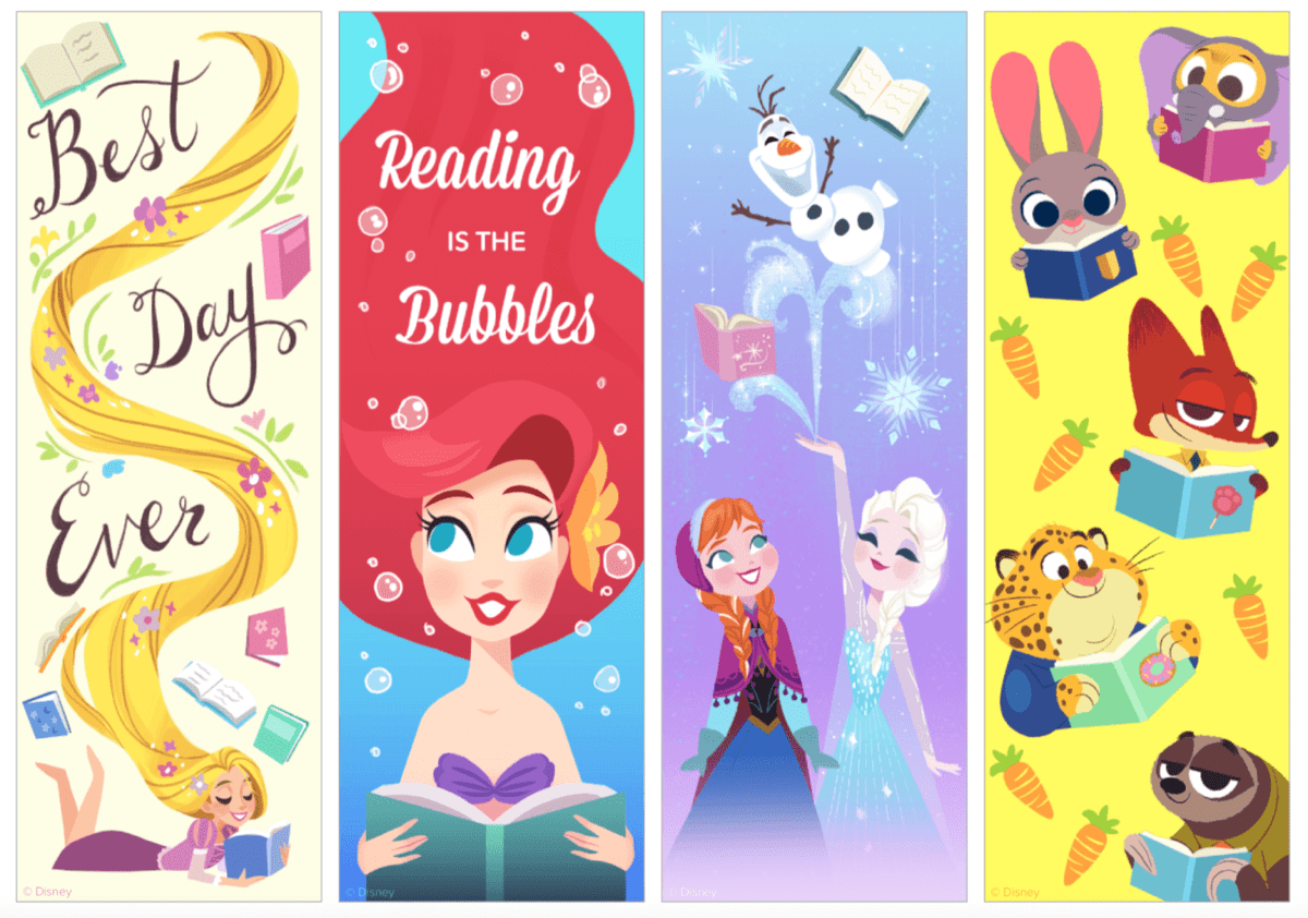 These Free Printable Character Bookmarks Will Add Magic To Daily Reading