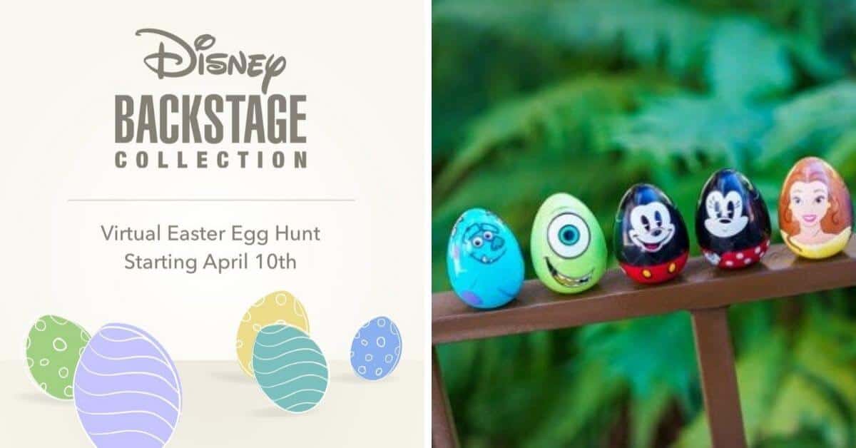 Backstage easter egg hunt