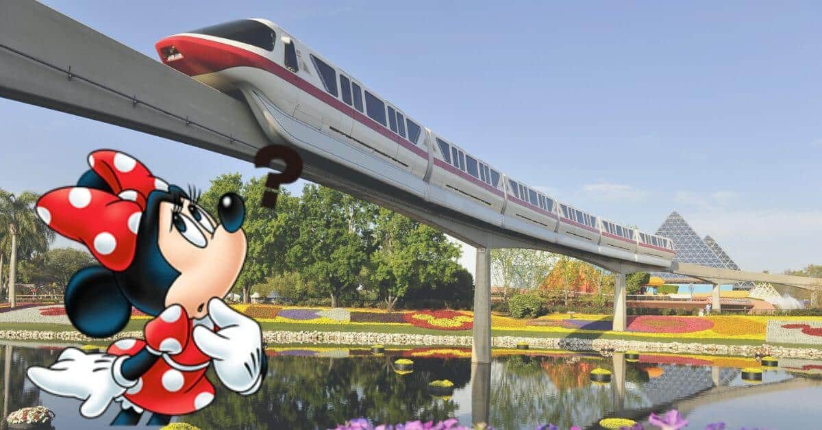 Disney World monorail