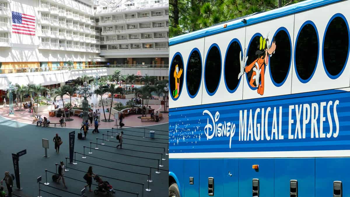 Orlando international Airport Disney's Magical Express