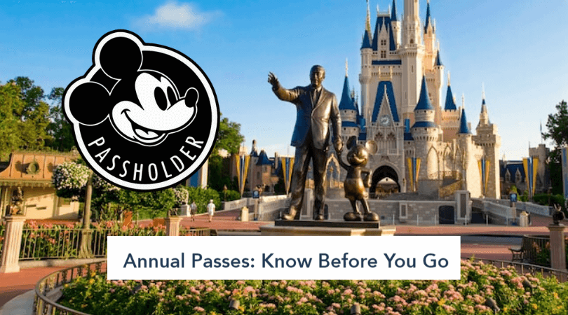 Annual Passes : Know Before You Go with Magic Kingdom Background