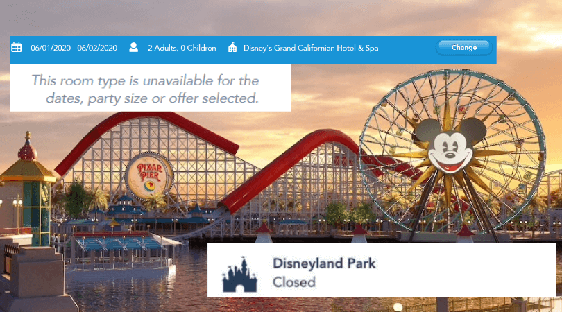 disneyland closed