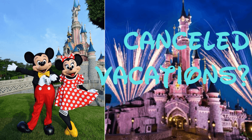 disneyland paris cancelled vacation information