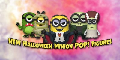A close-up of the Halloween Minion Figures