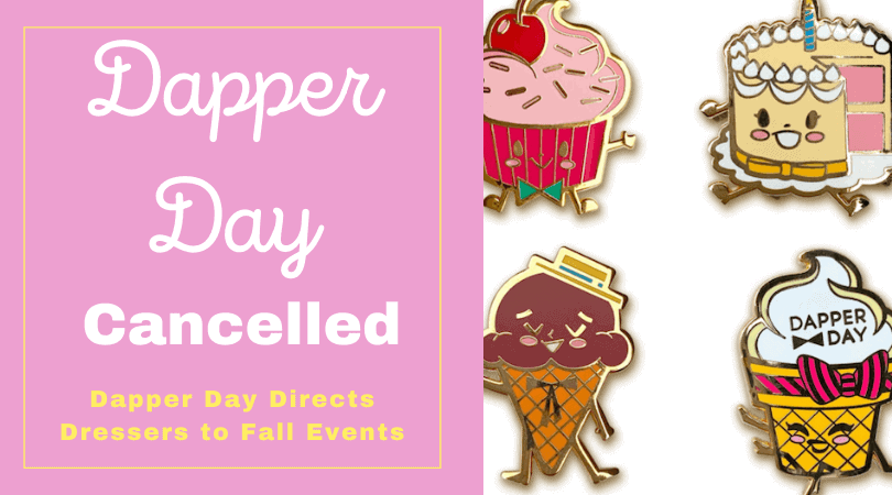 Dapper Day event shown cancelled
