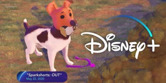 Screenshot of the dog from Pixar's Out.