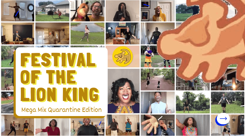 Festival of the Lion king quarantine edition video header