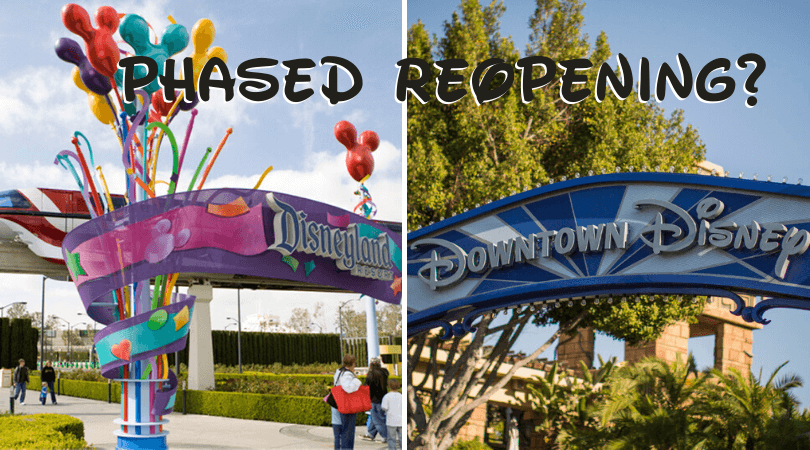 downtown disney phased reopening