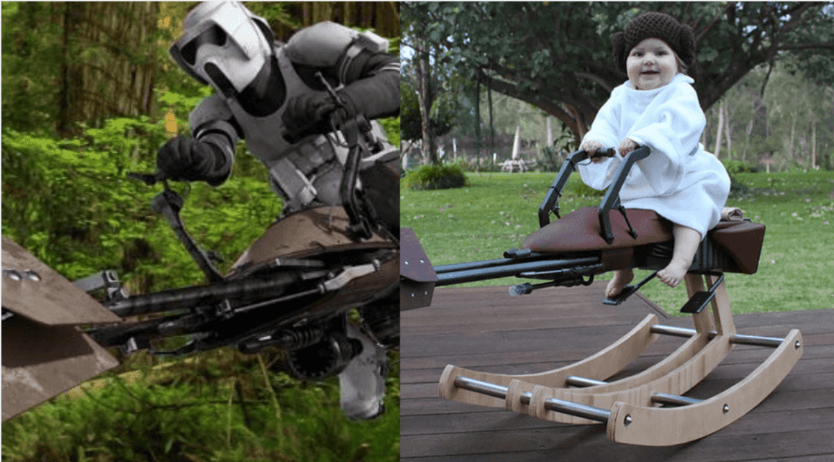 rocking star wars speeder