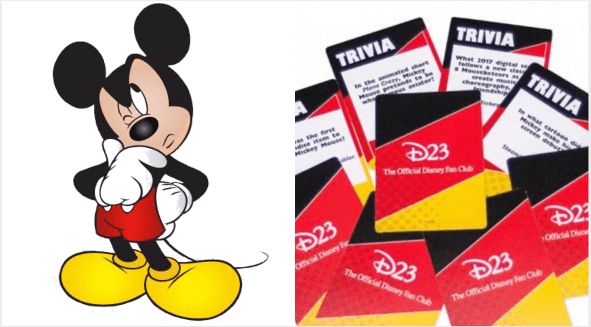 Host Disney Trivia Night With These FREE Mickey Mouse Trivia Cards!