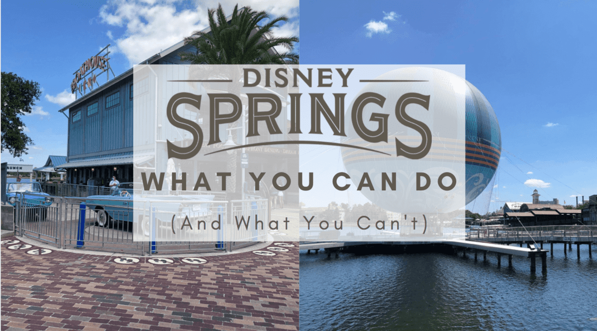 disney springs cans and can'ts header