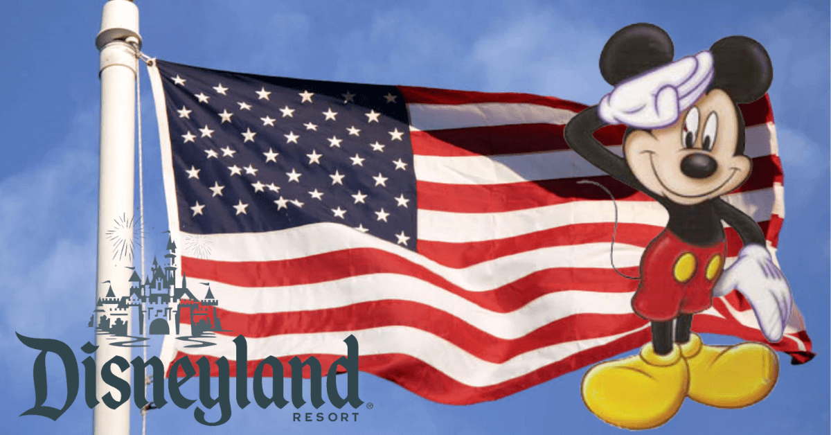 Disneyland #AmericaStrong flyover