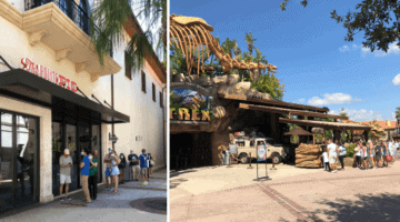 disney springs restaurant lines